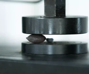 Resistência com pelotas em etapa de teste industrial (Foto: Vale)
