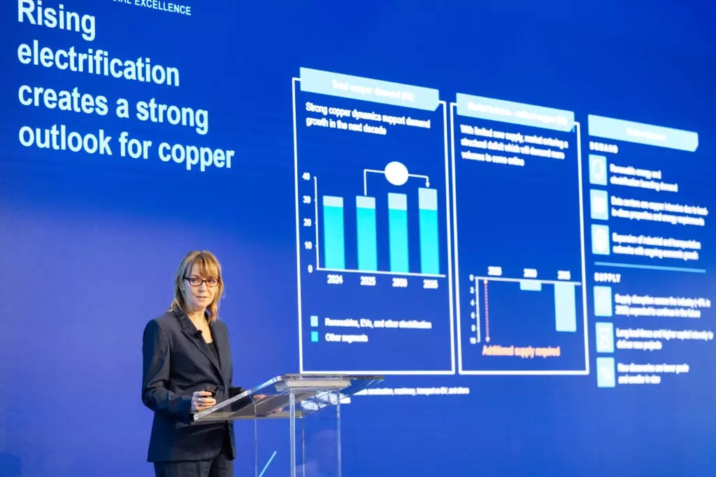 Tina Gauthier, Diretora Comercial da Vale Base Metals.