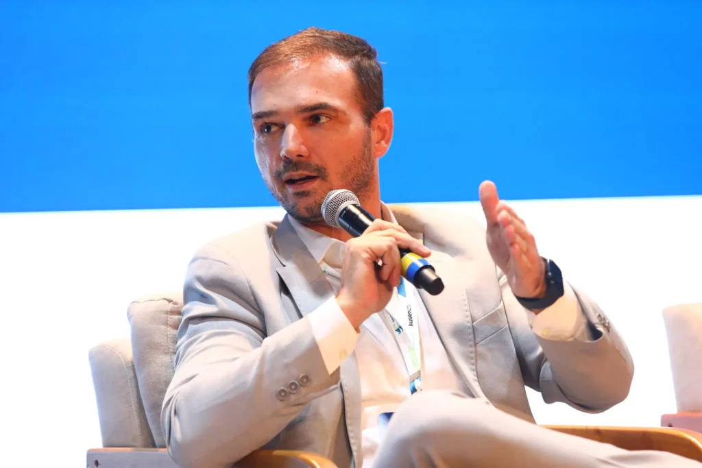 Luiz Paniago Neves durante o evento Tailings Brazil 2026
